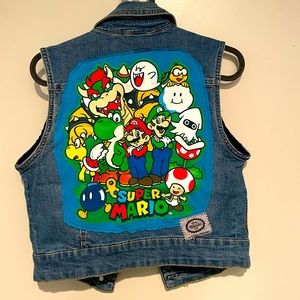 Vintage Mario Jean Vest